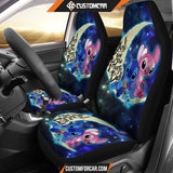 Stitch And Angel Art Car Seat Covers Cartoon Car Decor 