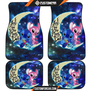 Stitch and Angel Car Floor Mats Cartoon Fan Gift R050320 - 