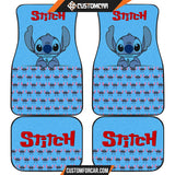 Stitch Car Floor Mats Cartoon Car Accessories Custom For