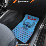 Stitch Car Floor Mats Cartoon Car Accessories Custom For