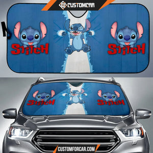 Stitch Car Sun Shade Cartoon Car Accessories Custom For Fans