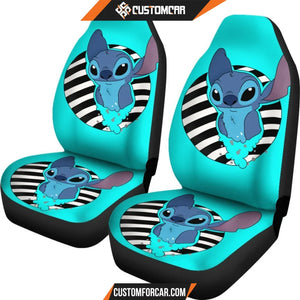Stitch Mermaid Swimming Car Seat Covers R031318 - Car Seat 