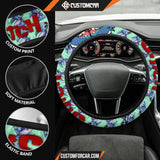 Stitch Steering Wheel Cover Cartoon Car Accessories Custom