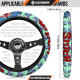 Stitch Steering Wheel Cover Cartoon Car Accessories Custom