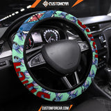 Stitch Steering Wheel Cover Cartoon Car Accessories Custom
