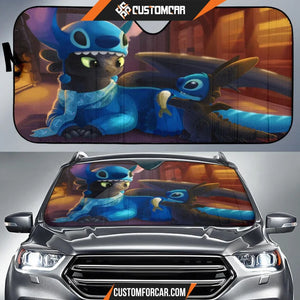 Stitch Toothless Auto Sun Shades