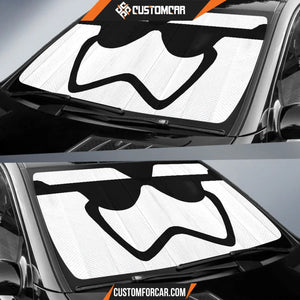 Stormstrooper Face Star Wars Auto Sun Shades
