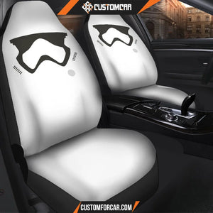 Stormstrooper Face Star Wars Car Seat Covers - Car Seat 