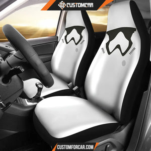 Stormstrooper Face Star Wars Car Seat Covers - Car Seat 