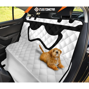 stormstrooper face star wars pet seat Cover Decor In car 