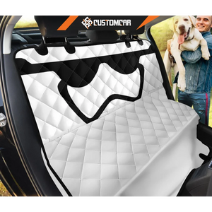 stormstrooper face star wars pet seat Cover Decor In car 