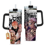 Sukuna Ryomen Jujutsu Kaisen Anime Personalized 40oz Tumbler With Handle and Straw