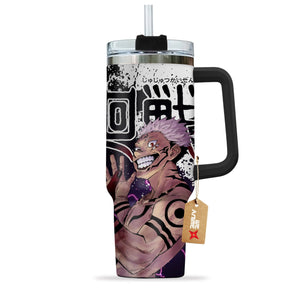 Sukuna Ryomen Jujutsu Kaisen Anime Personalized 40oz Tumbler With Handle and Straw