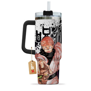 Sukuna Ryomen Jujutsu Kaisen Anime Personalized 40oz Tumbler With Handle and Straw