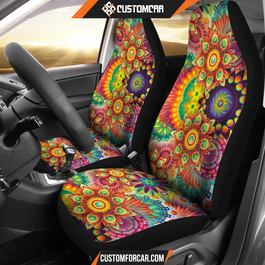 Summer Mandala Car Seat Covers DECORINCAR