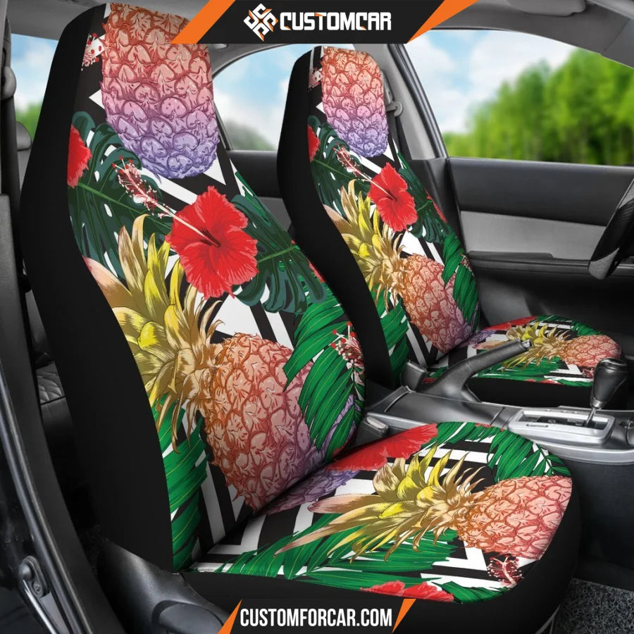 Summer Pineapple Love Car Seat Covers DECORINCAR