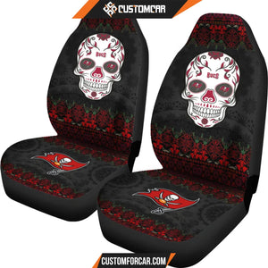 Tampa Bay Buccaneers American Football Club Skull Car Seat