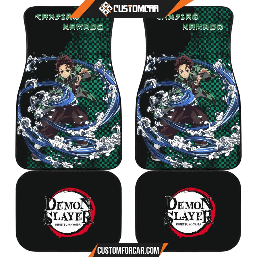 Tanjiro Kamado Demon Slayer Car Floor Mats Anime Car