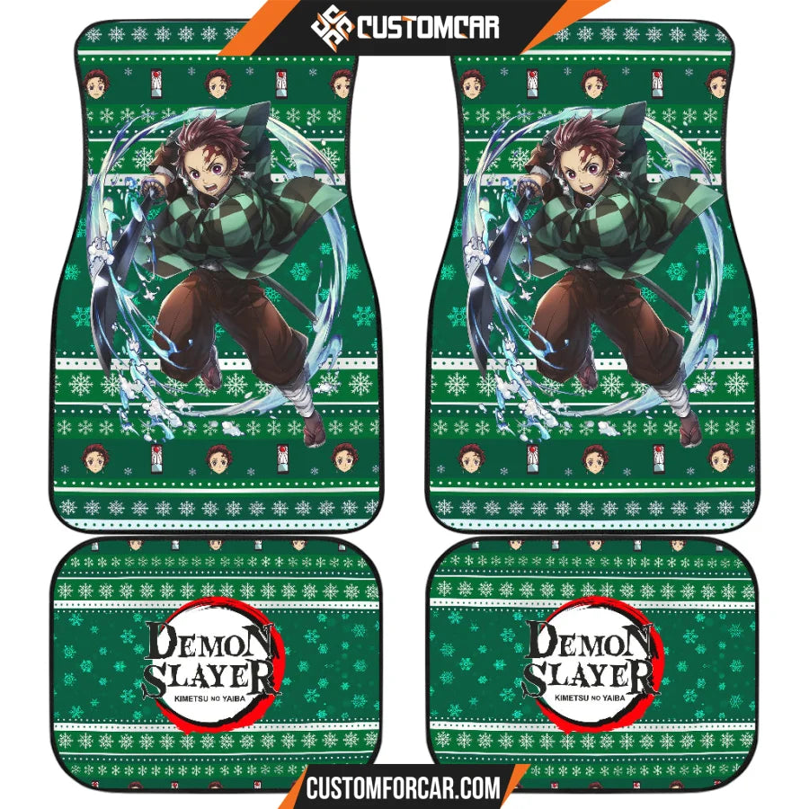 Tanjiro Kamado Demon Slayer Car Floor Mats Anime Car