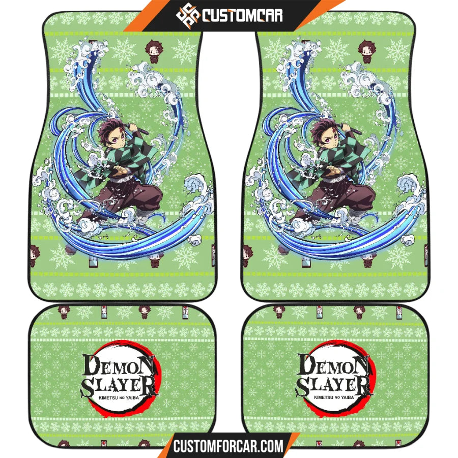 Tanjiro Kamado Demon Slayer Car Floor Mats Anime Car