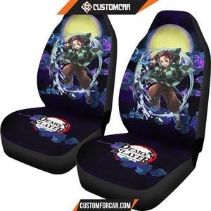 Tanjiro Kamado Demon Slayer Car Seat Covers Anime Car