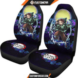 Tanjiro Kamado Demon Slayer Car Seat Covers Anime Car