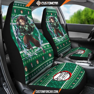 Tanjiro Kamado Demon Slayer Car Seat Covers Anime Car