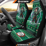 Tanjiro Kamado Demon Slayer Car Seat Covers Anime Car