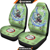 Tanjiro Kamado Demon Slayer Car Seat Covers Anime Car