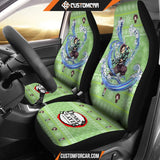 Tanjiro Kamado Demon Slayer Car Seat Covers Anime Car