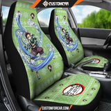 Tanjiro Kamado Demon Slayer Car Seat Covers Anime Car