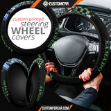 Tanjiro Kamado Demon Slayer Steering Wheel Cover Anime Car