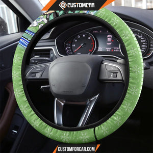 Tanjiro Kamado Demon Slayer Steering Wheel Cover Anime Car