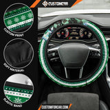 Tanjiro Kamado Demon Slayer Steering Wheel Cover Anime Car