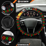 Tanjiro Kamado Demon Slayer Steering Wheel Cover Anime Car