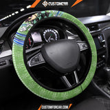 Tanjiro Kamado Demon Slayer Steering Wheel Cover Anime Car