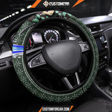 Tanjiro Kamado Demon Slayer Steering Wheel Cover Anime Car