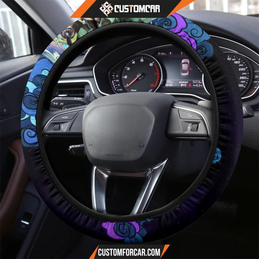 Tanjiro Kamado Demon Slayer Steering Wheel Cover Anime Car