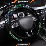 Tanjiro Kamado Demon Slayer Steering Wheel Cover Anime Car