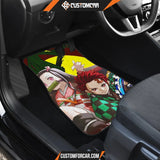 Tanjiro & Nezuko Car Floor Mats Demon Slayer Anime Car Mats 