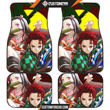 Tanjiro & Nezuko Car Floor Mats Demon Slayer Anime Car Mats 