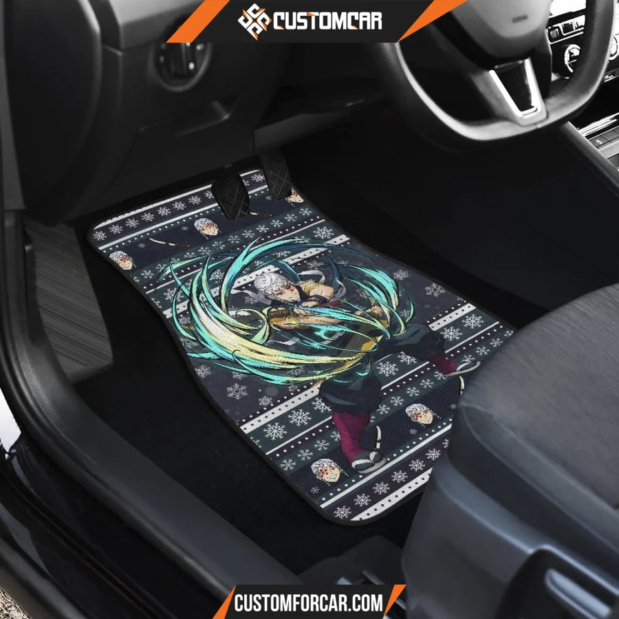 Tengen Uzui Demon Slayer Christmas Car Floor Mats Anime Car