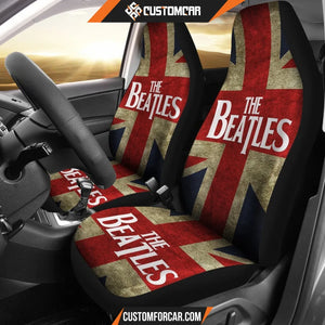 The Beatles Car Seat Covers | The Beatles Flag Seat Covers D022203 DECORINCAR 1
