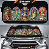 The Legend Of Zelda Chipi Glass Car Sun Shades - Auto Sun 