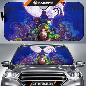 The Legend Of Zelda Moon Car Sun Shades - Auto Sun Shade - 