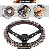 The Nightmare Before Christmas Cartoon Steering Wheel Cover