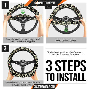 The Nightmare Before Christmas Cartoon Steering Wheel Cover