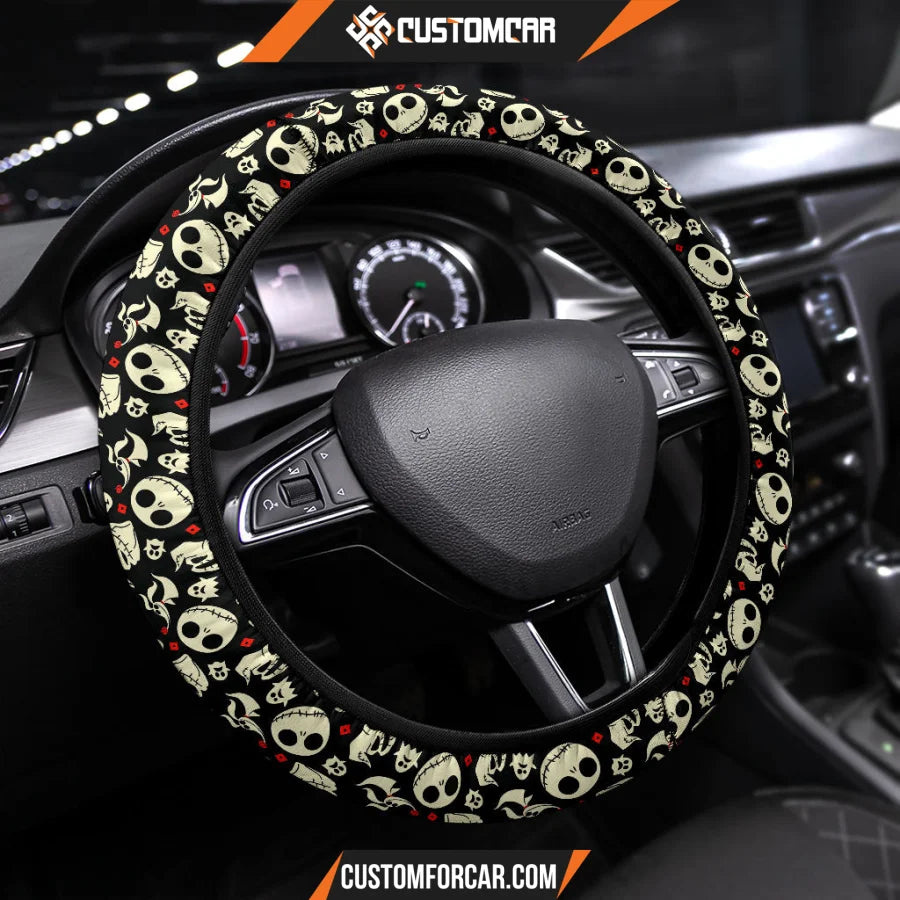 The Nightmare Before Christmas Cartoon Steering Wheel Cover