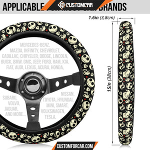 The Nightmare Before Christmas Cartoon Steering Wheel Cover