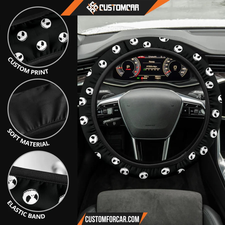 The Nightmare Before Christmas Cartoon Steering Wheel Cover